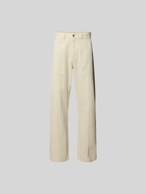 Straight Fit Hose aus reiner Baumwolle Shop The Look MANNEQUINE