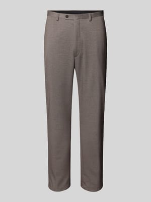 Spodnie do garnituru o kroju slim fit z kieszeniami z tyłu model ‘Ano’ Shop The Look MANNEQUINE