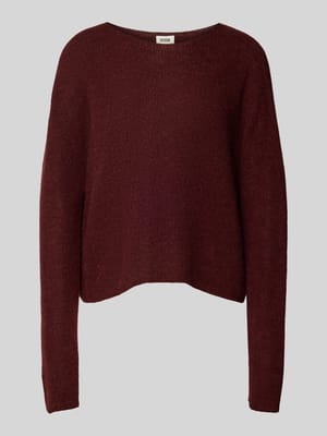 Gebreide pullover met ronde hals, model 'IMENY' Shop The Look MANNEQUINE