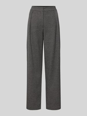 Hose im Allover-Look mit Falten Shop The Look MANNEQUINE