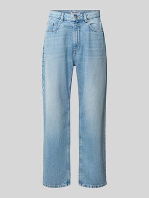baggy fit jeans met knoopsluiting Shop The Look MANNEQUINE