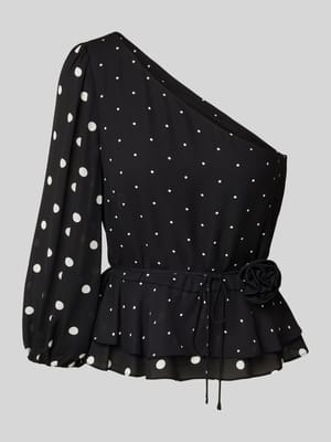 Blouseshirt met one shoulder-band Shop The Look MANNEQUINE