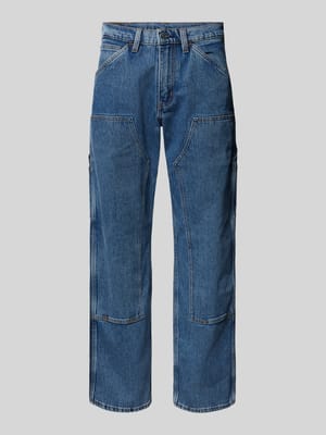 Regular Fit Jeans mit verstärktem Kniebereich Modell 'WORKWEAR' Shop The Look MANNEQUINE