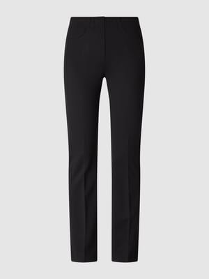 Stoffhose mit elastischem Bund  Shop The Look MANNEQUINE