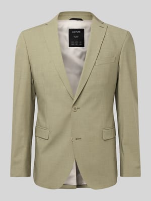 Slim Fit Anzugsakko aus meliertem Stretch Shop The Look MANNEQUINE