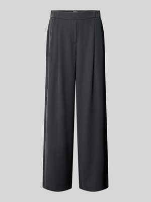 Wide Leg Stoffhose mit elastischem Bund Shop The Look MANNEQUINE
