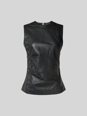 Tanktop mit Druckknopfleiste Shop The Look MANNEQUINE
