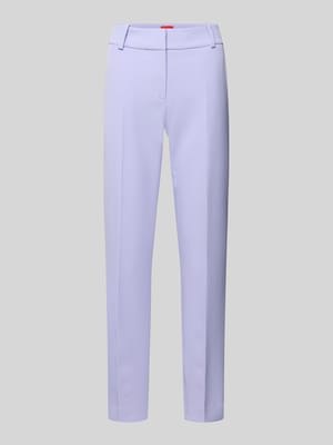 Slim Fit Schmale Hose mit Label-Applikation Modell 'HEDIMA-1' Shop The Look MANNEQUINE