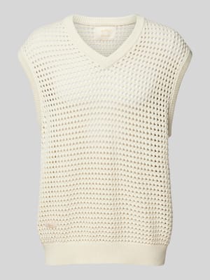 Pullunder mit Label-Detail Shop The Look MANNEQUINE