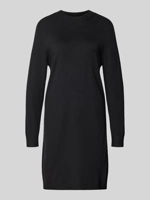 Soepele gebreide jurk van viscosemix Shop The Look MANNEQUINE