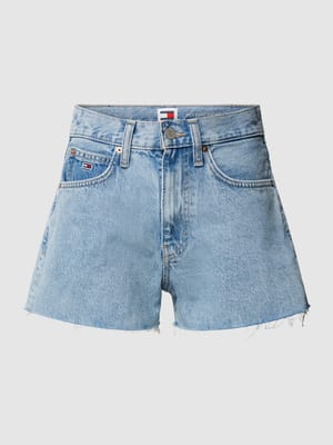 Shorts mit Label-Stitching Modell 'HOT PANT' Shop The Look MANNEQUINE