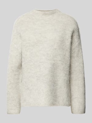 Comfort fit gebreide pullover met wol, model 'MALA' Shop The Look MANNEQUINE