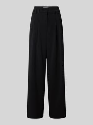 Spodnie rozkloszowane z zapięciem na haftkę model ‘MAYLA’ Shop The Look MANNEQUINE