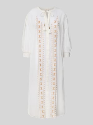 Sukienka tunikowa z haftami Shop The Look MANNEQUINE