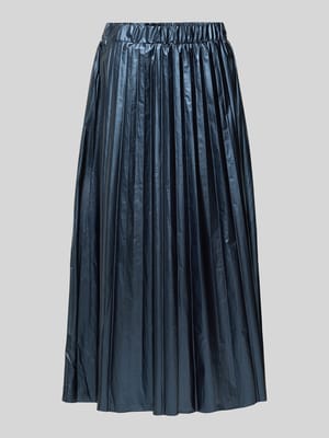 Midirok in metallic look met plissévouwen Shop The Look MANNEQUINE
