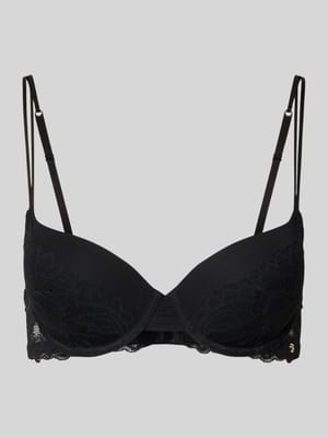 Biustonosz typu bralette z obszyciem koronką Model 'DEMI_BLOSSOM' Shop The Look MANNEQUINE
