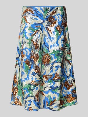 spódnica midi z cekinowym obszyciem na całej powierzchni Shop The Look MANNEQUINE
