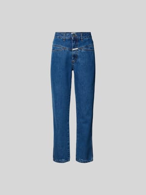Straight Fit Jeans mit Logo-Patch Shop The Look MANNEQUINE