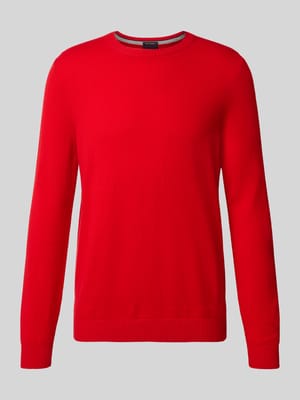 Sweter z kaszmiru z prążkowanymi wykończeniami Shop The Look MANNEQUINE
