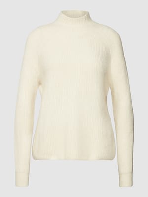 Sweter z dzianiny ze stójką model ‘STR RH RIPP GROB’ Shop The Look MANNEQUINE