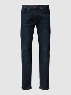 Straight Fit Jeans mit Stretch-Anteil Modell 'HUGO 734' Shop The Look MANNEQUINE