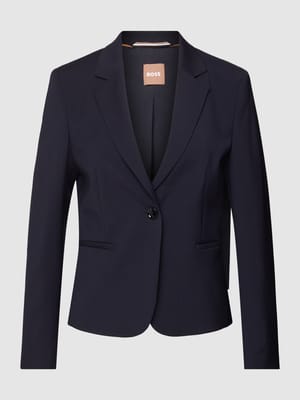 Blazer mit Knopfverschluss Modell 'Jarua' Shop The Look MANNEQUINE