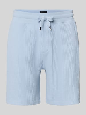 Regular Fit Shorts mit Waffelstruktur Modell 'STRUCTURE' Shop The Look MANNEQUINE