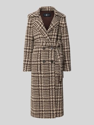 Wollmantel mit Reverskragen und Bindegürtel Shop The Look MANNEQUINE