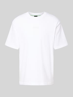 Regular fit T-shirt van puur katoen Shop The Look MANNEQUINE