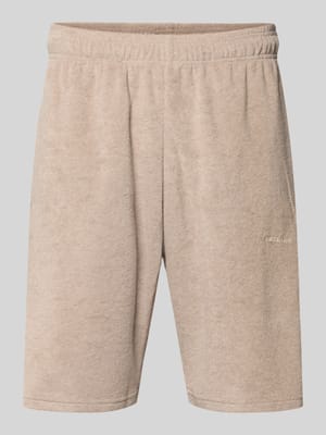 Shorts mit Logo-Stitching Modell 'Nelas' Shop The Look MANNEQUINE