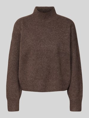 Relaxed fit gebreide pullover met wol, model 'Paulina' Shop The Look MANNEQUINE