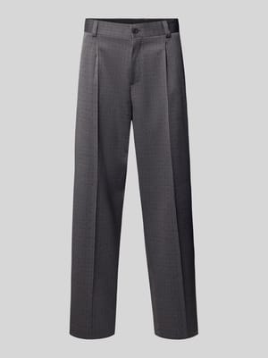 Loose Fit Anzughose aus Schurwoll-Mix Modell 'FLIPS251X' Shop The Look MANNEQUINE
