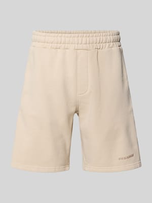 Regular Fit Sweatshorts mit Logo-Stitching Shop The Look MANNEQUINE