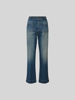 Jeans mit Label-Stitching Shop The Look MANNEQUINE