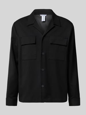 Regular fit overhemdjack met reverskraag Shop The Look MANNEQUINE