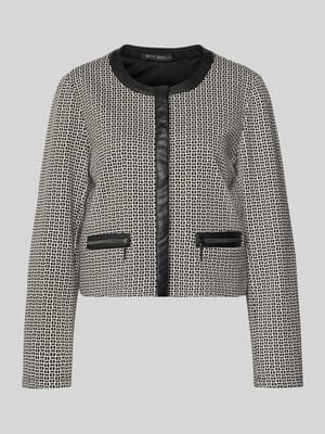 Blazer mit Rundhalsausschnitt Shop The Look MANNEQUINE