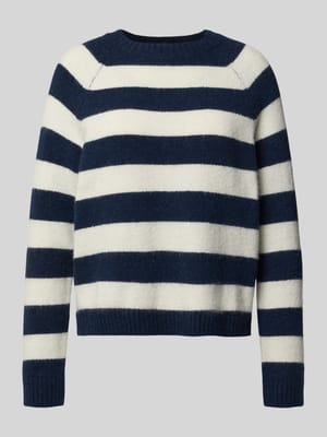 Regular Fit Strickpullover aus Alpaka-Mix Modell 'FEBISAN' Shop The Look MANNEQUINE