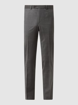 Modern fit pantalon van scheerwol, model 'Per' Shop The Look MANNEQUINE