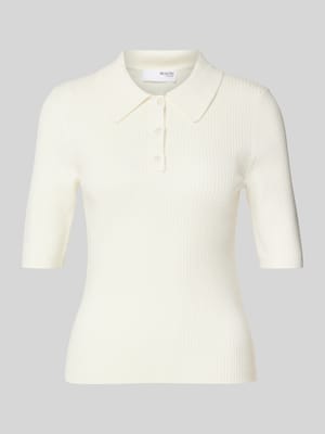 Poloshirt met 1/2 mouwen, model 'HELEN' Shop The Look MANNEQUINE