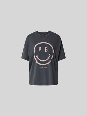 Relaxed Fit T-Shirt mit Logo-Print Shop The Look MANNEQUINE