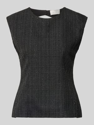 Blusentop in Bouclé-Optik Modell 'Rafli' Shop The Look MANNEQUINE