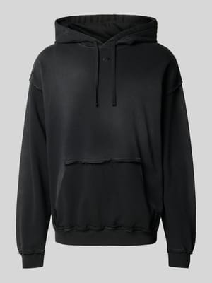 Sweatshirt mit offenen Saumkanten Shop The Look MANNEQUINE