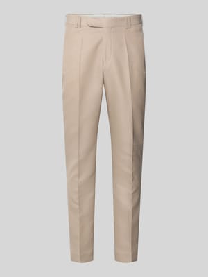 Spodnie garniturowe z kanty i wpuszczane kieszenie Shop The Look MANNEQUINE