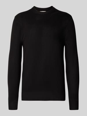 Regular fit gebreide pullover met ronde hals, model 'Heine' Shop The Look MANNEQUINE