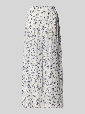 Wide Leg Stoffhose mit Plisseefalten Modell 'Falisha' Shop The Look MANNEQUINE