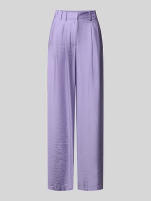Wide fit broek van viscosemix model 'Finja' Shop The Look MANNEQUINE