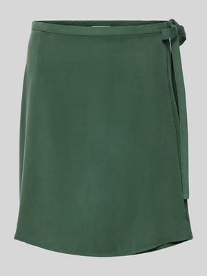 Spódnica mini w stylu kopertowym z lyocellu Shop The Look MANNEQUINE
