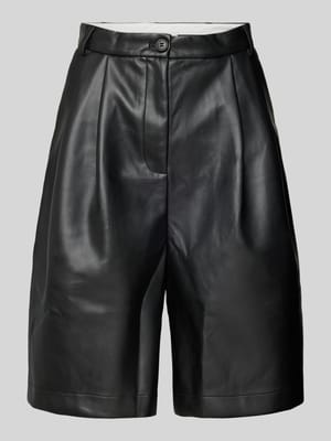 Straight Leg Shorts in Leder-Optik Modell 'Nika' Shop The Look MANNEQUINE