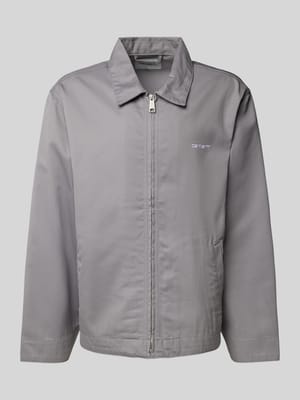 Jacke mit Label-Stitching Shop The Look MANNEQUINE