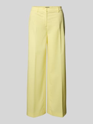 Wide Leg Stoffhose mit Bügelfalten Shop The Look MANNEQUINE